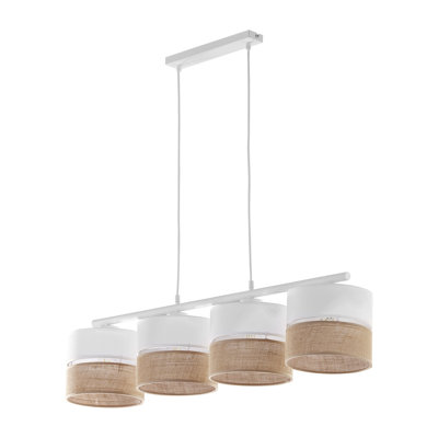 Emily 4 - Light Stainless Steel Kitchen Island Pendant