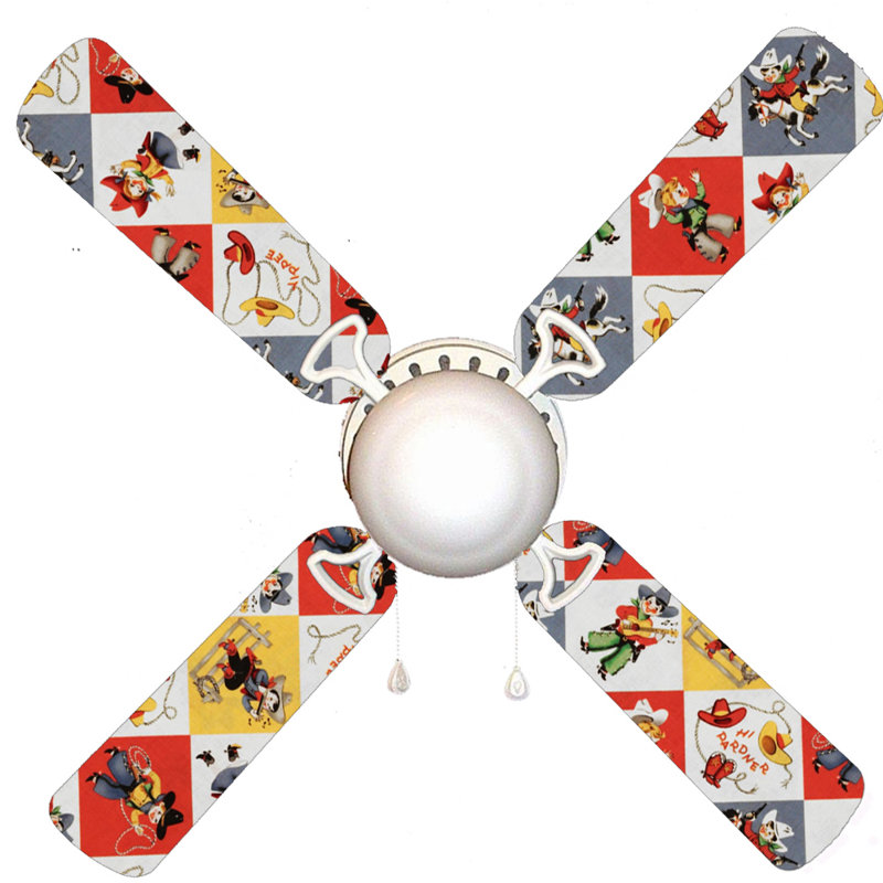 Ventilateur de plafond 4 pales 42 "