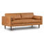 Napa 88.5'' Full-Grain Genuine Italian Leather Sofa-899667849