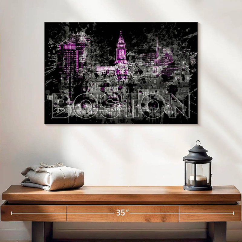 Ravi Boston Skyline Pop, H 8 po x l 12 po