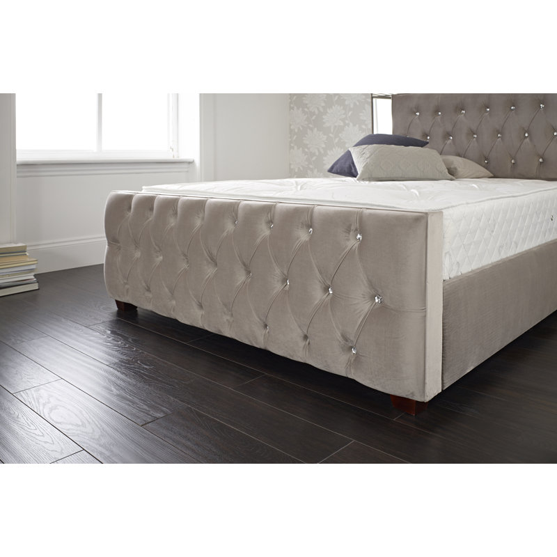 Garret Upholstered UK Super King - DE 180 X 200 Cm Bed, Double (4'6)