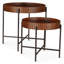 Halden Nesting Tray Tables In Matte Black-402926968