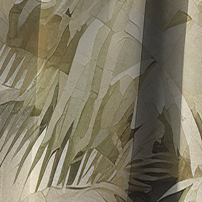 Palmier Desert Oasis IV - Rideau palmiers - Rideau occultant à motif floral - 1 panneau, 52" W x 108" L