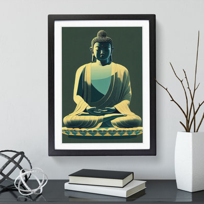 Paradise with Buddha - Framed Print