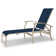 Askar Outdoor Rust-Resistant Metal Chaise Lounge