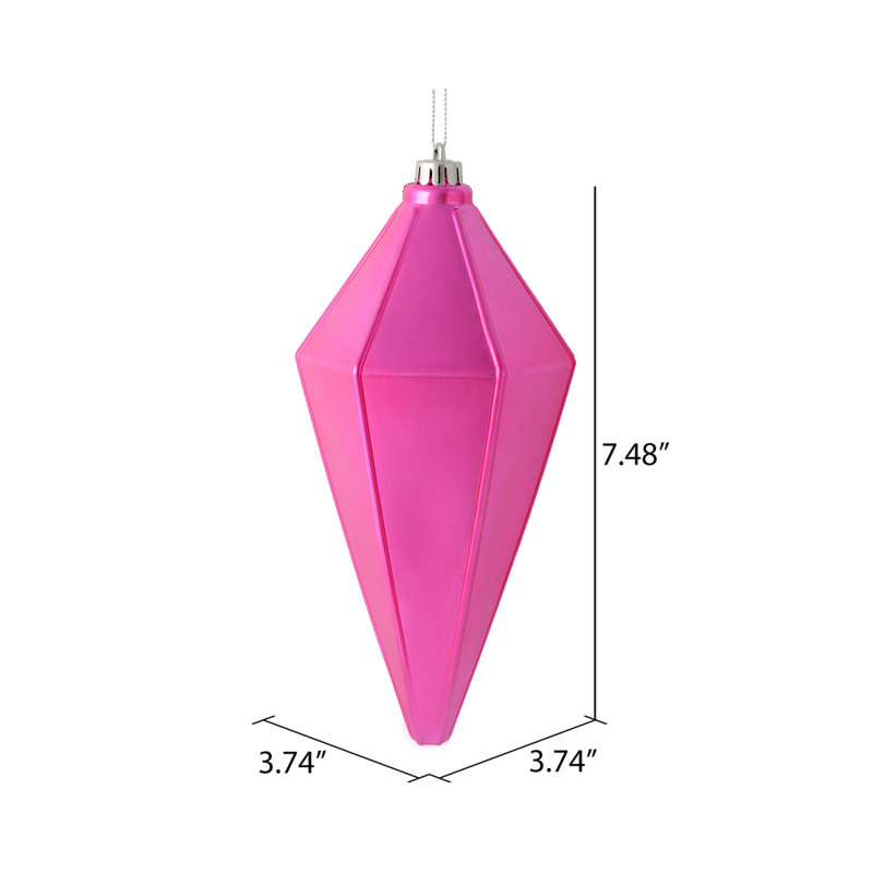 Ornement de lanterne 7 po, Mauve