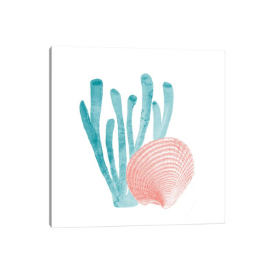 Coarl Cove IV 1 Piece Wrapped Canvas Wall Art