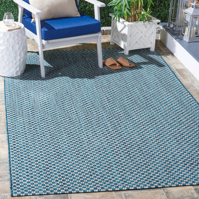 Dirks Performance Geometric Indoor/Outdoor Area Rug