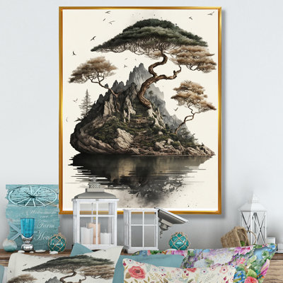 «Bonsai Tree on a Rock IV», reproduction sur toile