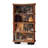 Nut-brown Solid  Wood Display Cases