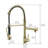 Stainless Steel Kitchen Sink Faucet With Pull Down Sprayer, Single Handle Lever | Gift Idea-122633962