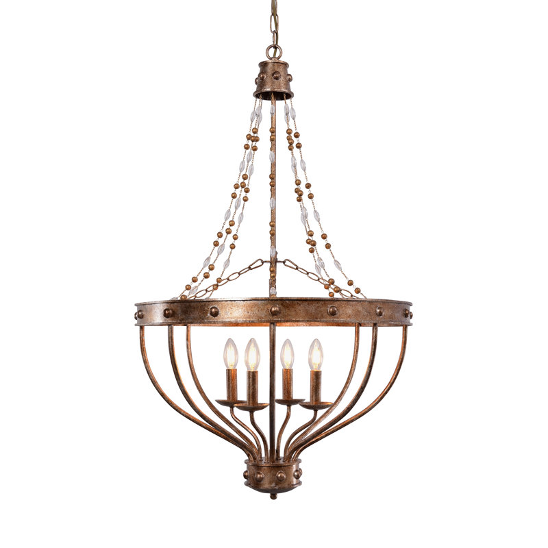 Oakpark 4 - Light Glass Chandelier