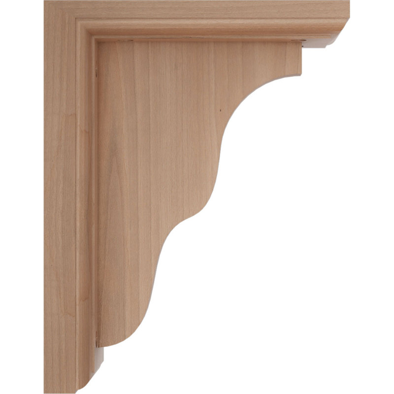 Support en bois Hamilton traditionnel, Cerisier, H 9 po x l 3,5 po x P 7 po