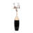 Elegant Two-Tone Floor Vase for Home Decor - Decorative Tall Flower Vase Perfect for Living Room Decor, Entryway Display, and Hallway Accent - Black & White-190795018