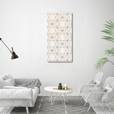 Arnoult Geometric Background - Wrapped Canvas Print