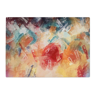 Glass Lets Dance in Abstract Chopping Board