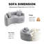 Causeuse modulaire pour petits appartements