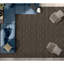 Hand Knotted Striped Area Rug in Brown/Beige-1145486491