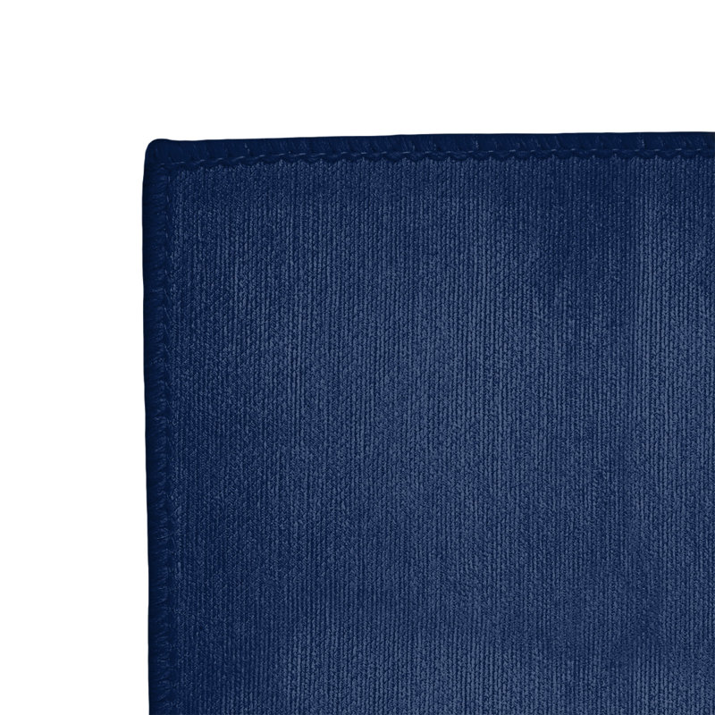 Tapis bleu marine/or/blanc à tissé plat Milwaukee, Rectangle 9 pi x 12 pi