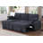 91"W Chenille Fabric Reversible Sleeper Sectional With Storage Chaise, Drop-Down Table, Cup Holders And Charging Ports-35993678