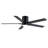 Jayceyon 52'' Large Flush Mount Ceiling Fan With Led Lights and Remote, Quiet Reversible DC Motor, 5 wood Blades Low Profile, Timer, for Indoor/Covered Outdoor Use-1852175517