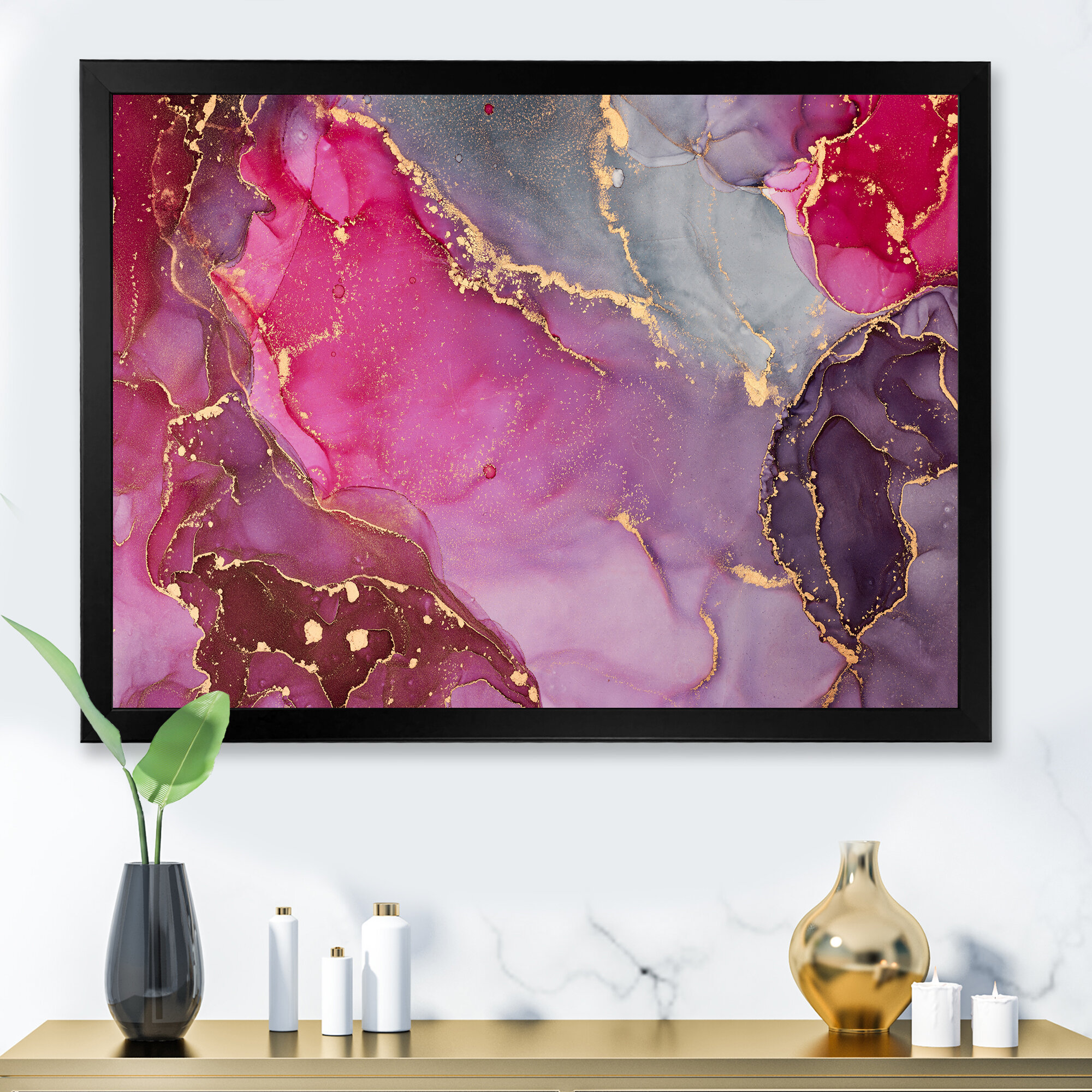 Luxury Fliud Art Abstract Trendy colorful background, fashion wall