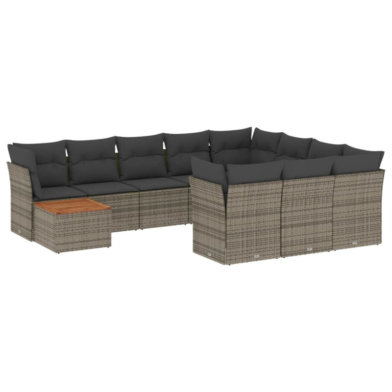  Garden Sofa Set Grey