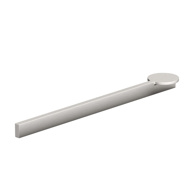 Metal Bar Pull, Brushed Nickel, 10 1/8" 