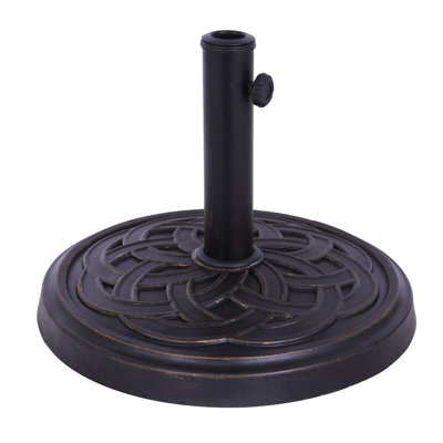  Heavy Duty 26.5 Lb Umbrella Stand, Patio Umbrella Base, 17.5 In Diameter