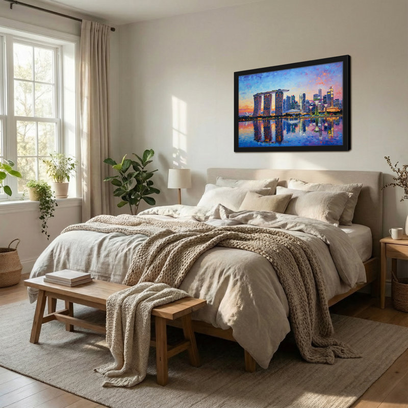 Art sur toile, paysage et nature, H 12 po x l 18 po