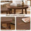 Ensemble de 2 tables basses rondes gigognes-778982333