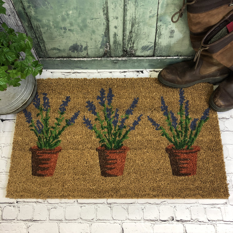 Sprouse Non-Slip Floral Indoor Doormat