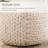Aubree Upholstered Wool Ottoman
