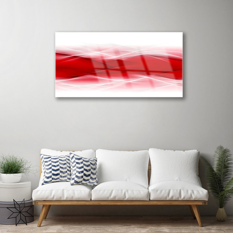 Art Abstract 1 Piece Wall Art on Glass