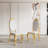 Kamien Solid Back Side Chair Dining Chair With Stainless Steel Legs-804848189-804848191