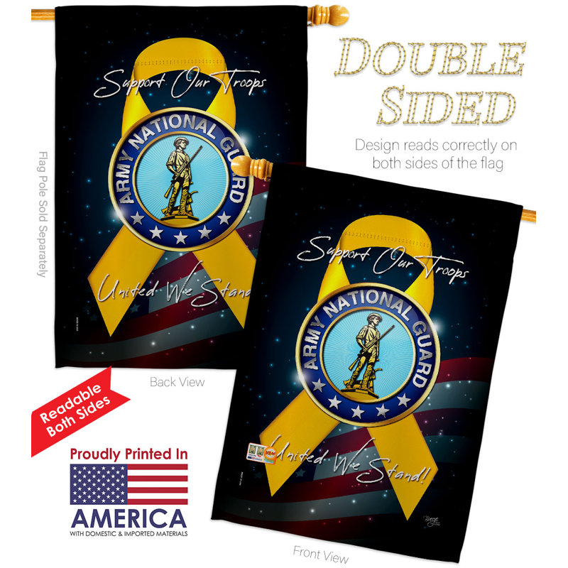 Double Sided 40'' H x 28'' W Polyester