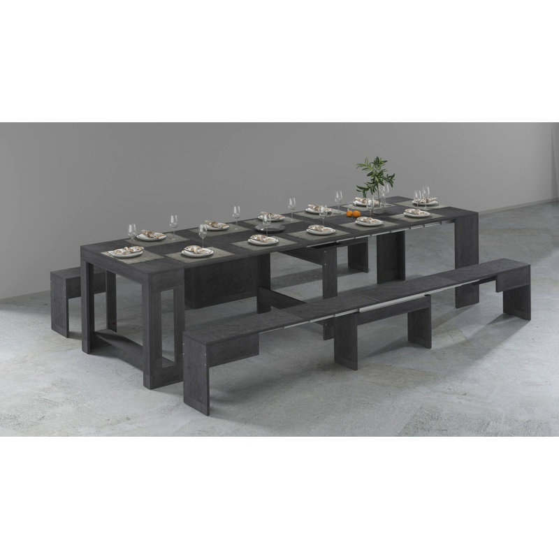 Nazish 4 -Person Dining Set, Slate
