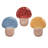  Ceramic Mushroom Spoon Rest Set of 3 Spring Home Decorations