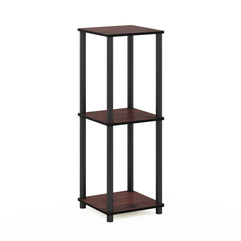 Emoney End Table Set, Dark Cherry/Black