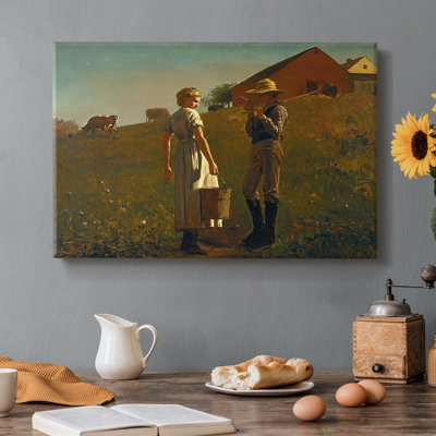 La chanson du Lark-Winslow Homer-Gallery, toile tendue-1876