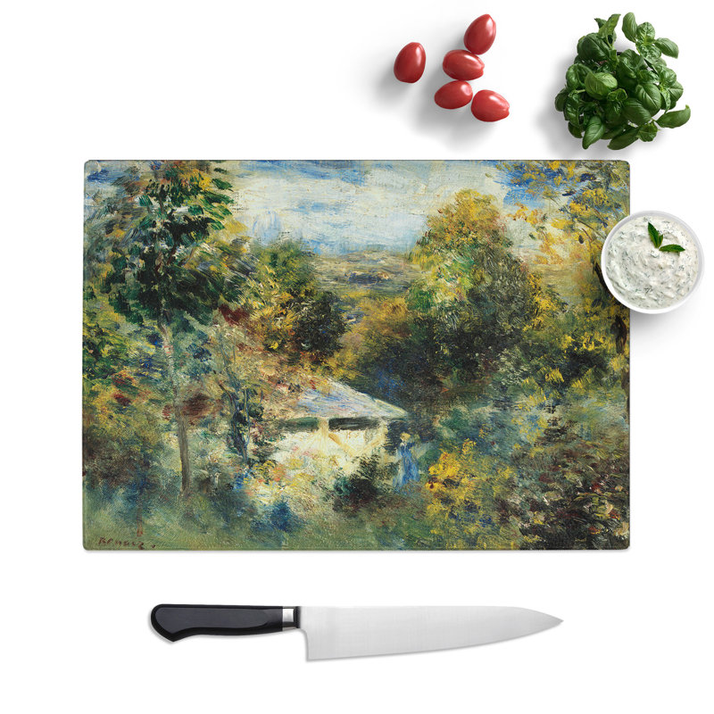 Louveciennes by Pierre-Auguste Renoir Chopping Board, 0.4cm H x 28.5cm W x 39cm L