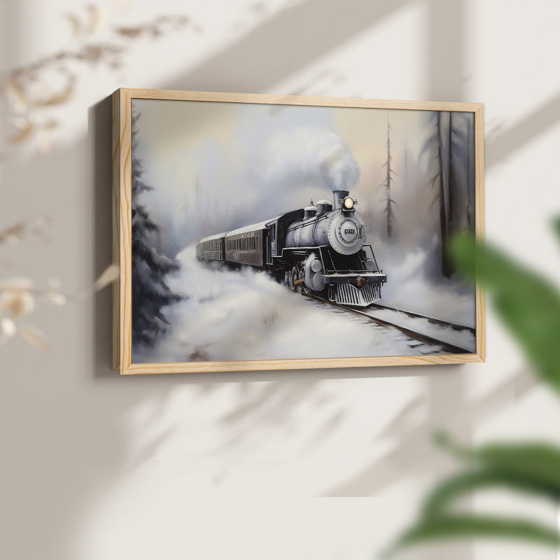 Chirstmas Art-CMIV -Framed Print - Restickable, H 8 po x l 10 po, Naturel
