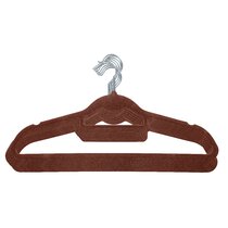 International Hanger Brown Tubular Plastic Hanger W/Notches (17 X 3/8)  Box of 144