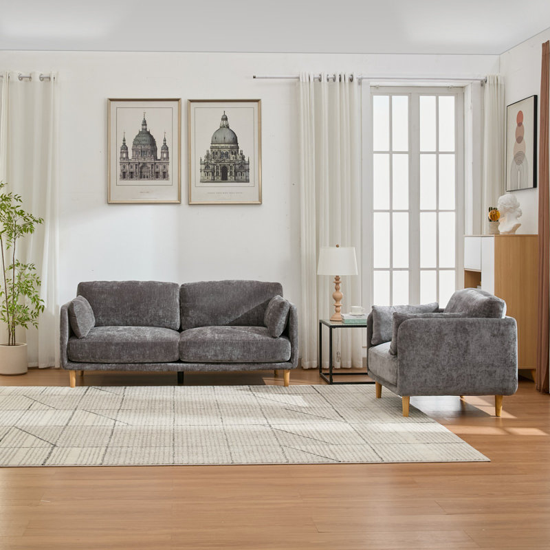 4 Seater Fabric Settee