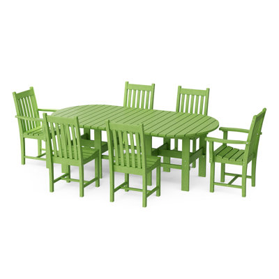Classic 7-Piece 44" x 84" Dining Set