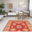 Tapis unique en laine noué à la main 6 pi 11 po x 9 pi 10 po nouvel âge Ocella
