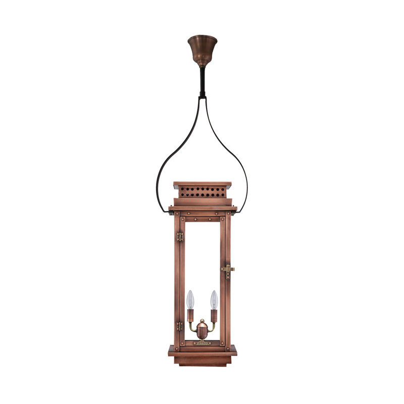 Nouveau Outdoor Wall Lantern, 23" H x 15" W x 13" D