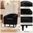 27”Wide Upholstered Solid Wood Barrel Accent Club Chair-1258697764