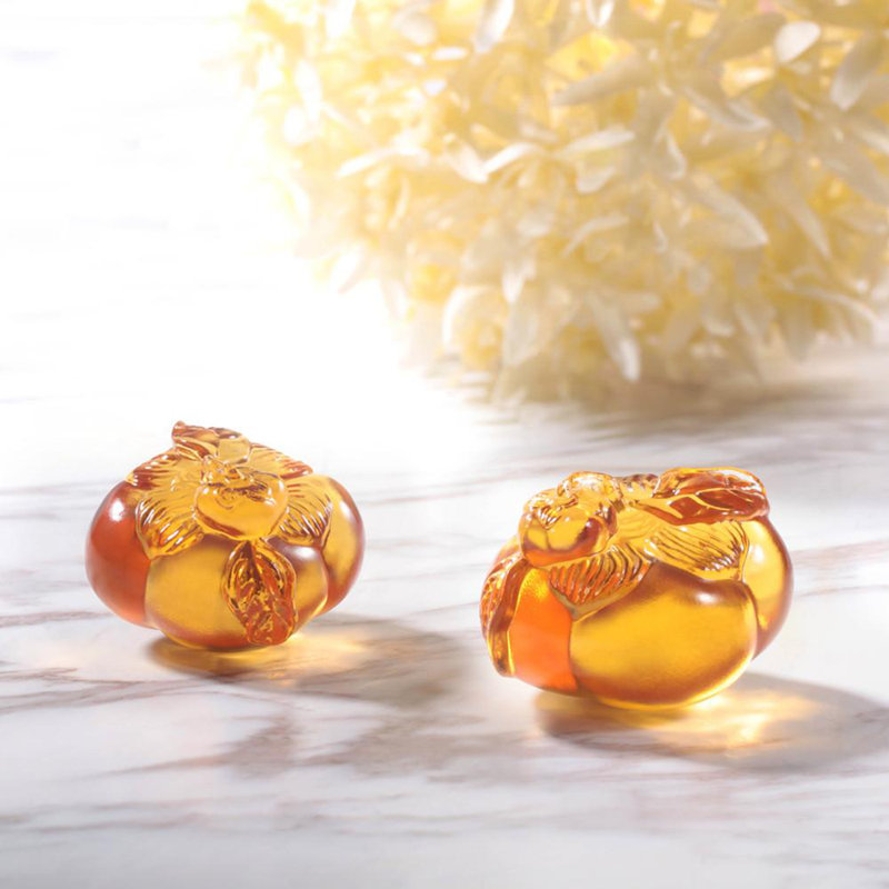 Persimmon Good Things Come in Pairs Sculpture