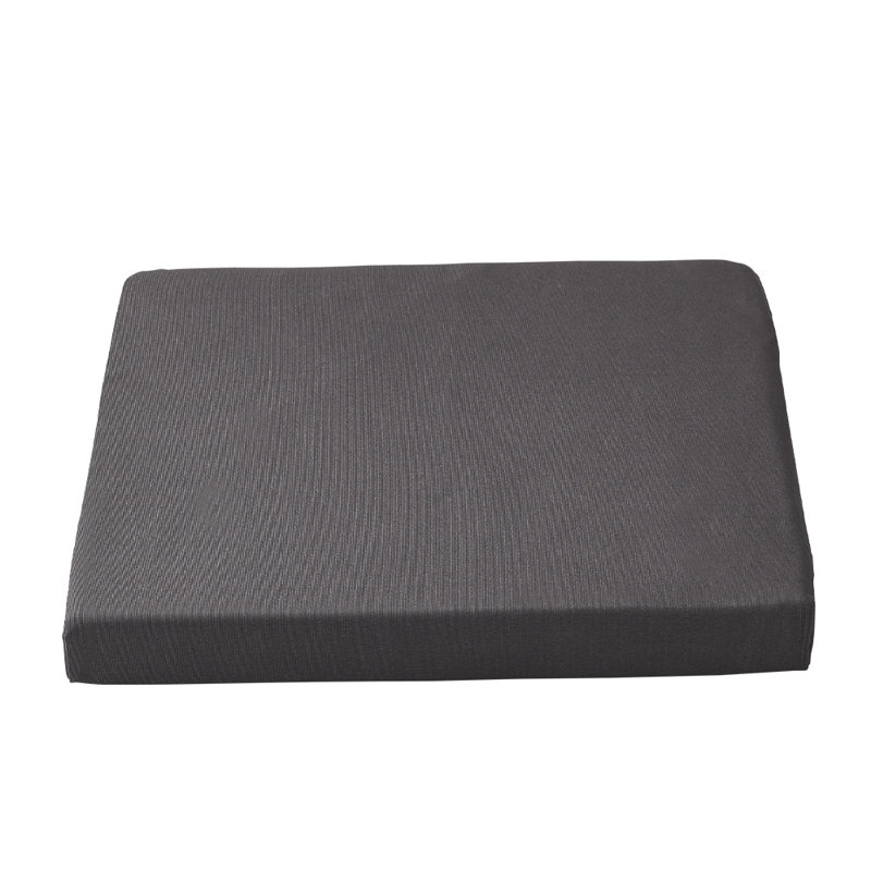 Outdoor Indoor Square Seat Cushion, Dark Grey